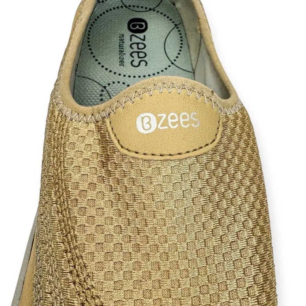 Bzees Nauralizer Tan Lightweight‎ Clog Sneaker 9.5M Comfort Breathable Platform